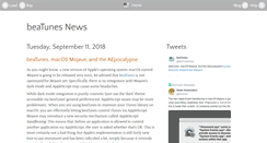 Desktop Screenshot of blog.beatunes.com